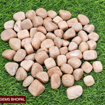 Natural Peach Moonstone Tumbles (250 Grams)