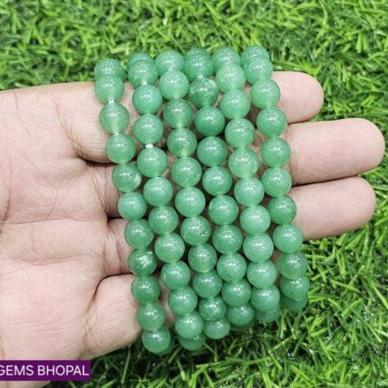 Natural Green Aventurine Stone Bracelet (8 mm)