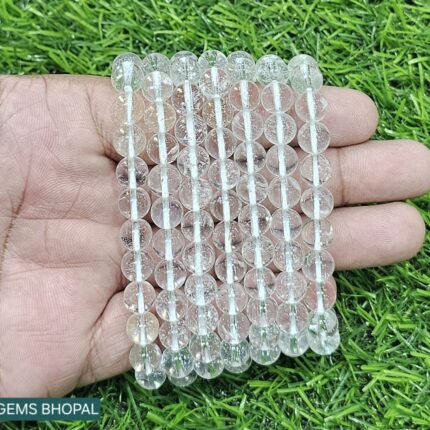 Natural Clear Quartz Stone Bracelet (8 mm)