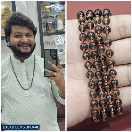 Natural Smoky Quartz Stone Mala