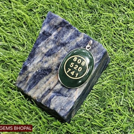 Natural Green Aventurine Stone Zibu Coin Pendant