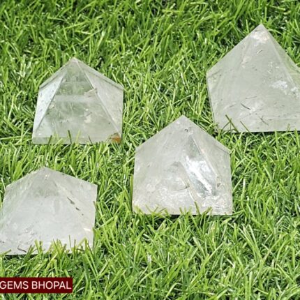 Natural Clear Quartz Stone Pyramid