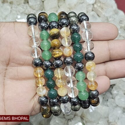 Natural Multi Stones Bracelet (Dhan Yog Advance)